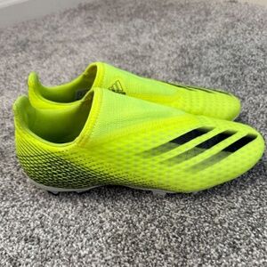 Adidas X Ghosted.3 FG Soccer Cleats Solar Yellow FW6948 Men’s Size 7